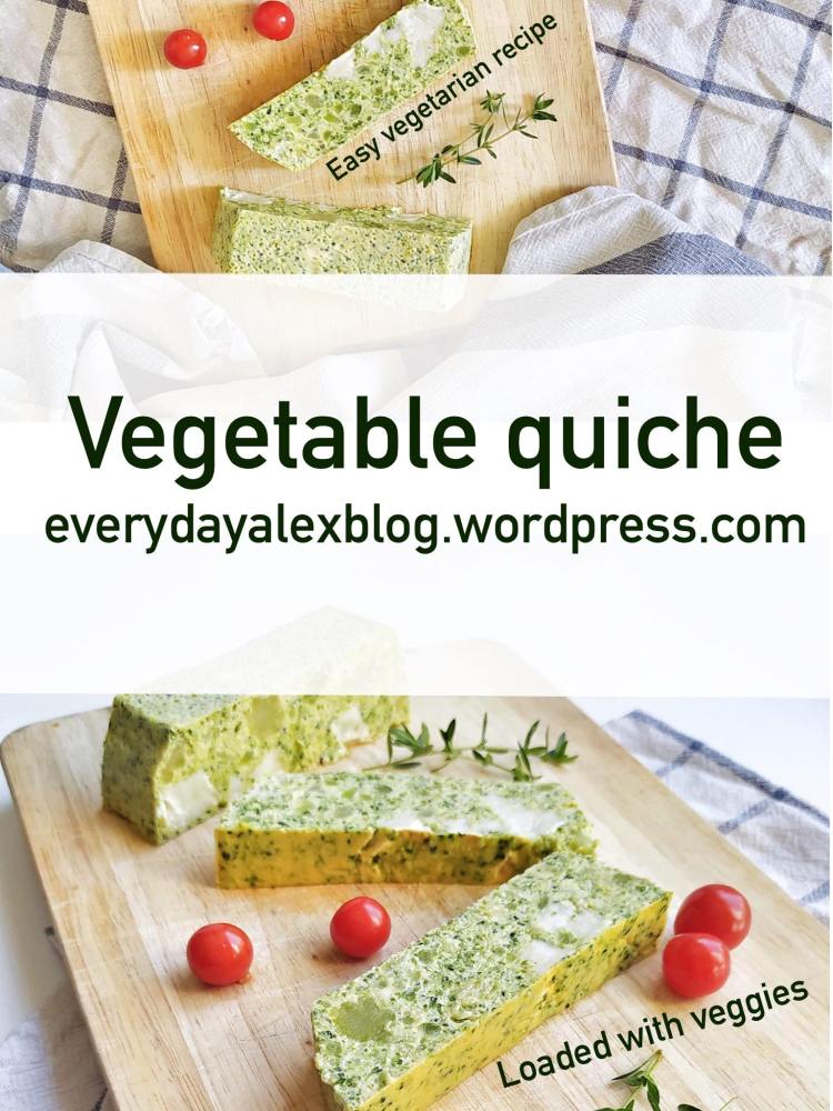 Cook with me : veggies quiche for picky eaters