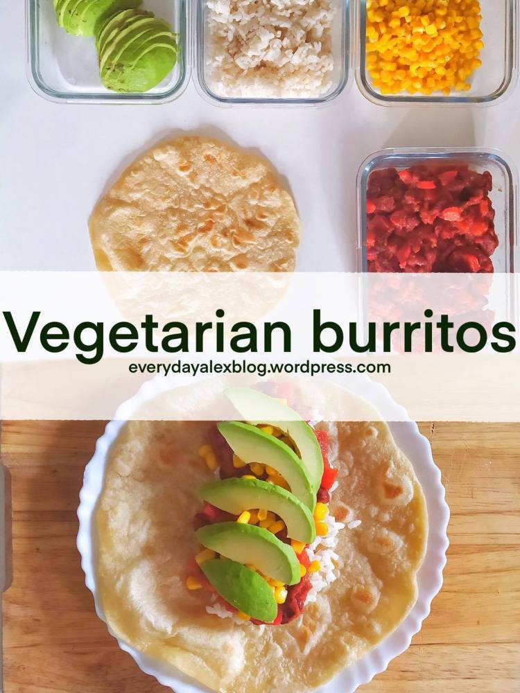 Cook with me : vegetarian burritos