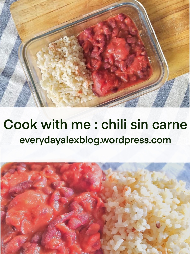 Cook with me : chili sin carne