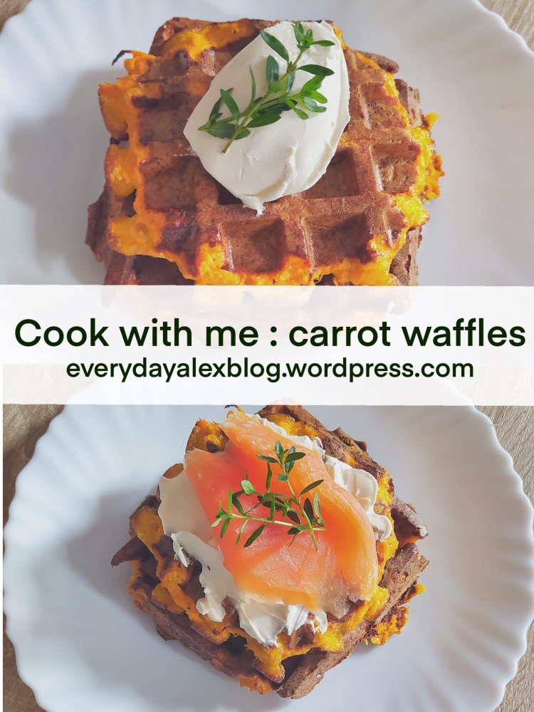 Cook with me : carrot waffles