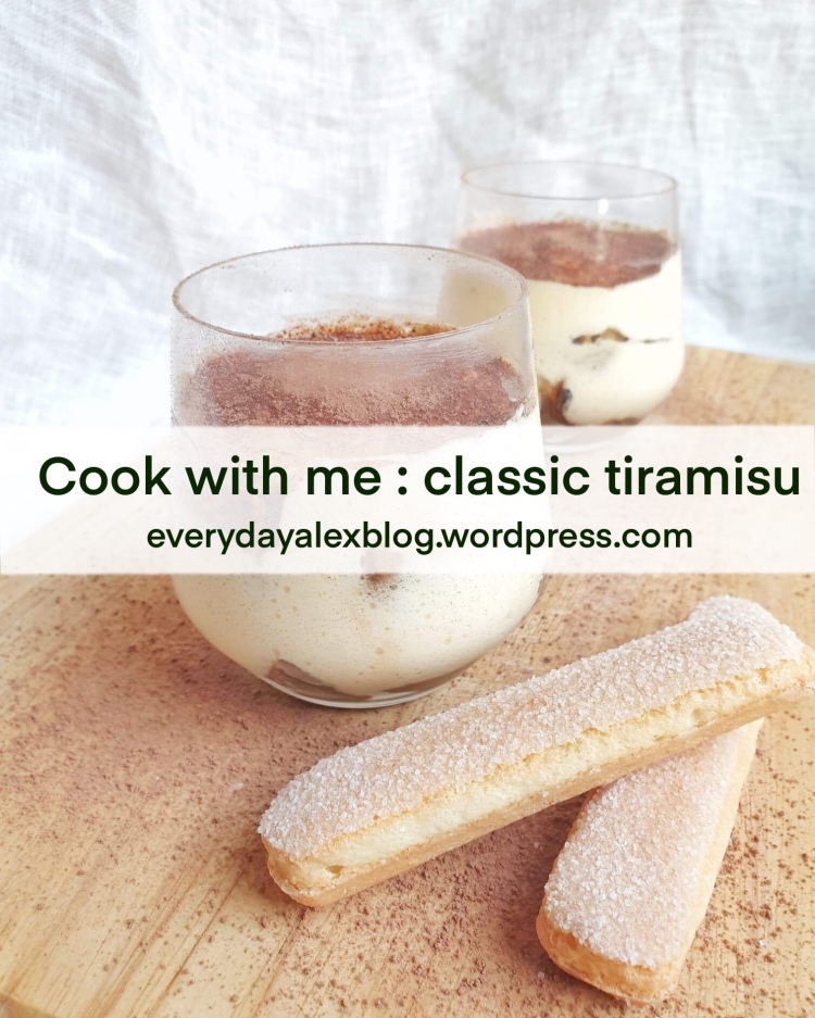 Cook with me : classic tiramisu