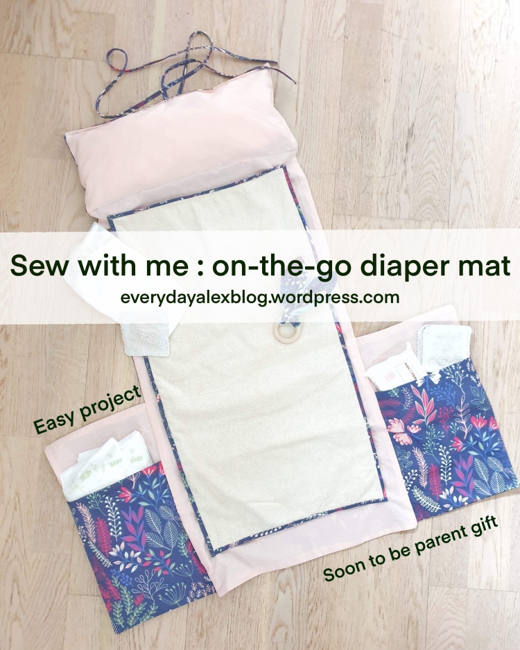 Sew with me : on the go diaper change mat